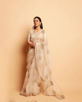 Premium Organza Silk Saree With Embroidery Coding Sequins Work With Mono Banglori Silk Blouse Piece