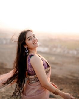 Premium Designer Soft Twil Net Saree with Sequence & Dori Embroidery